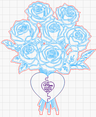 Bouquet de Roses en Bois Personnalisable – L’élégance éternelle du fait main