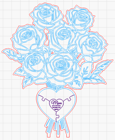 Bouquet de Roses en Bois Personnalisable – L’élégance éternelle du fait main