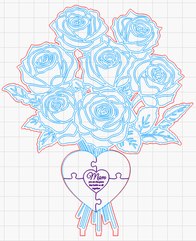 Bouquet de Roses en Bois Personnalisable – L’élégance éternelle du fait main