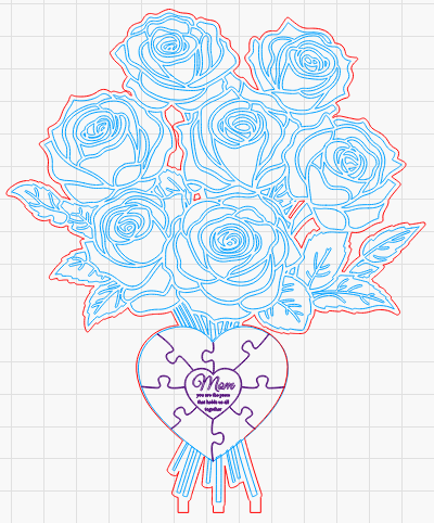 Bouquet de Roses en Bois Personnalisable – L’élégance éternelle du fait main