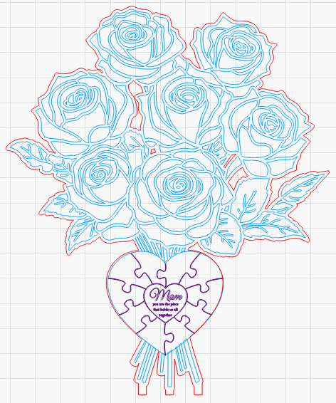 Bouquet de Roses en Bois Personnalisable – L’élégance éternelle du fait main