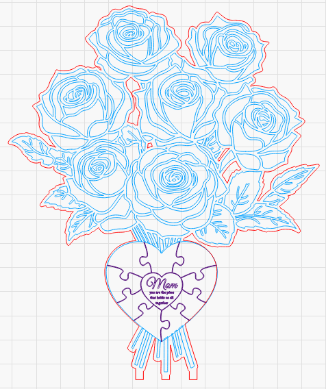 Bouquet de Roses en Bois Personnalisable – L’élégance éternelle du fait main