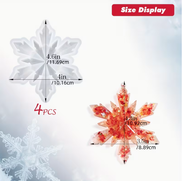 Flocon de neige en résine