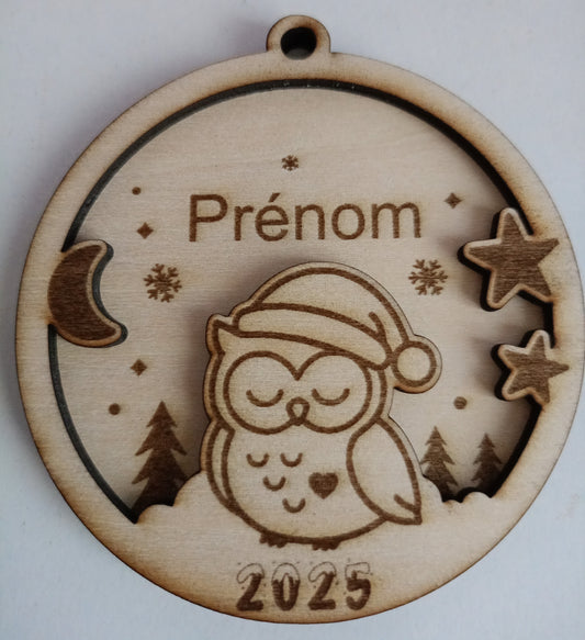 Décoration de Noël en Bois Personnalisée