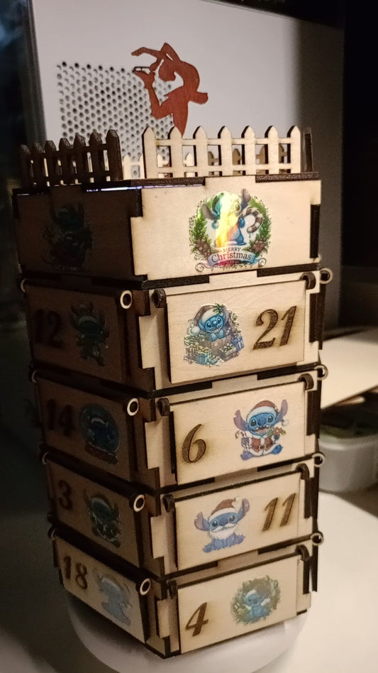 Calendrier de l’Avent en Bois