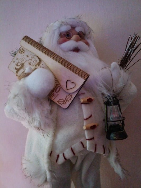 🎄 Enveloppe de Noël en bois gravée