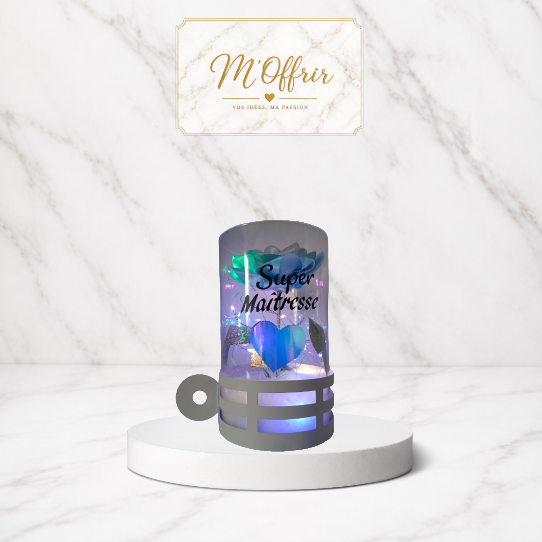Lampe LED personnalisée avec prénom ou message