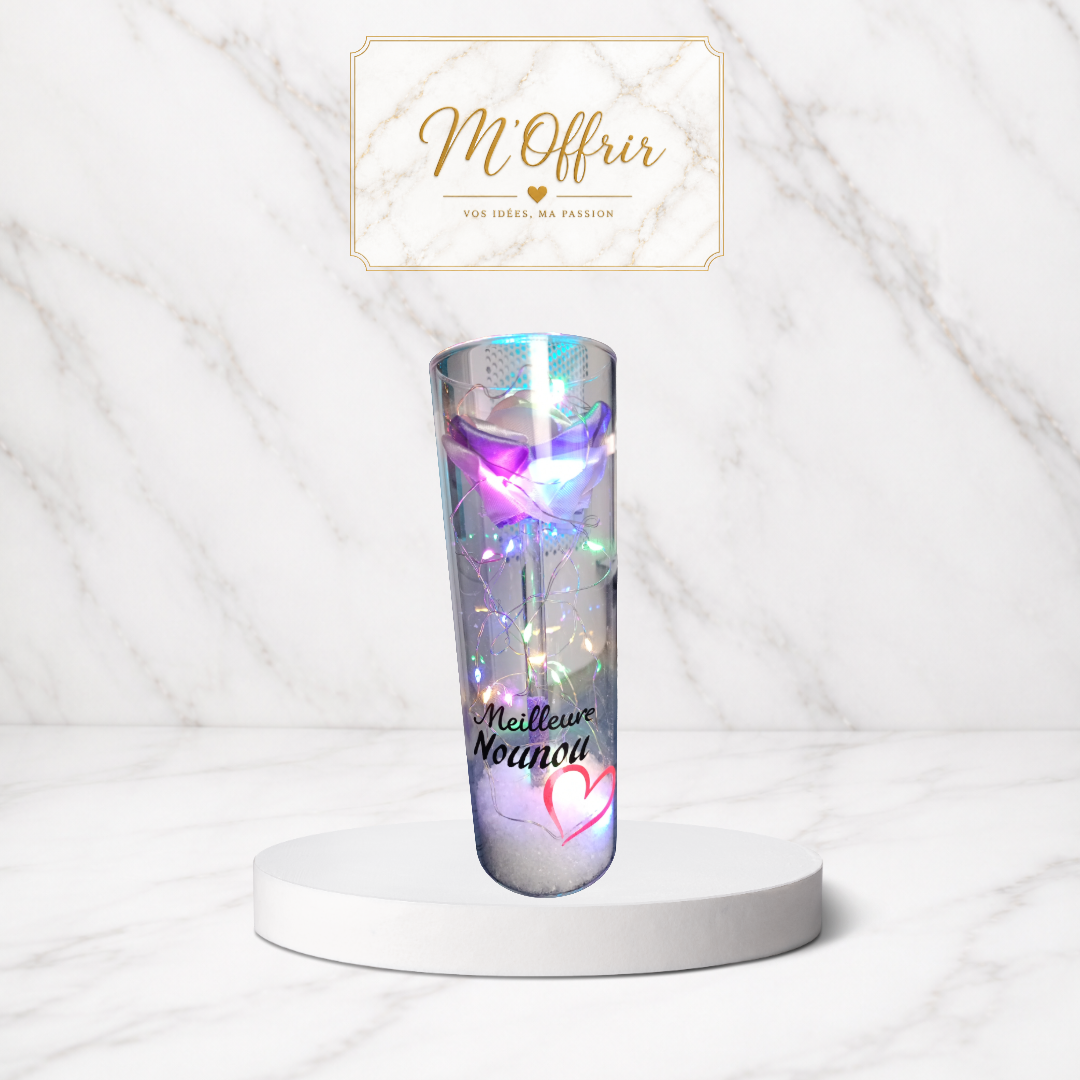 Lampe LED personnalisée avec prénom ou message