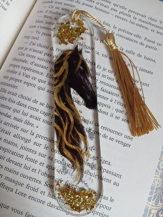Marque-page personnalisé en résine – Création artisanale